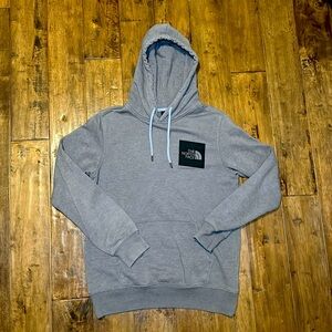 North Face grey hoodie size M